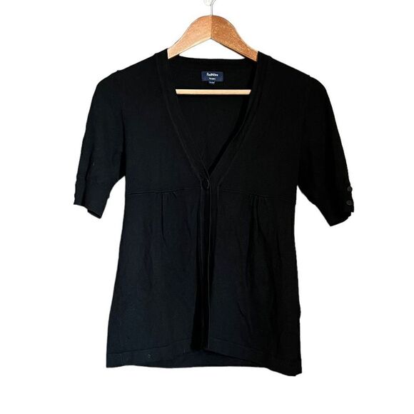 3 for $30! Reitmans black short sleeve cardigan - Picture 1 of 9